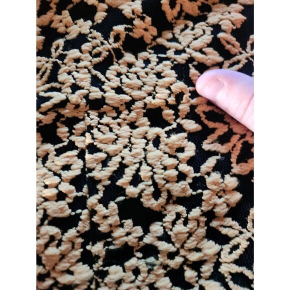 Alice+Olivia yellow lace cut out back dress - Picture 4 of 7